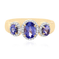 Bague en or et Tanzanite