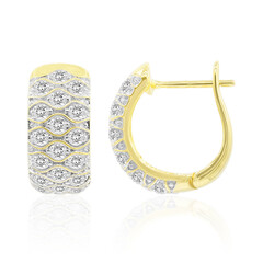 Boucles d'oreilles en or et Diamant SI1 (G)