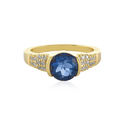 Bague en argent et Fluorite à couleur changeante