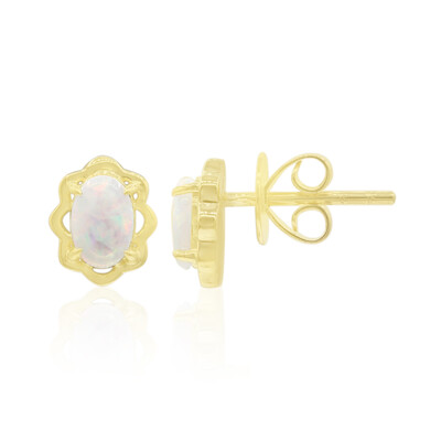 Boucles d'oreilles en or et Opale de Coober Pedy (Mark Tremonti)