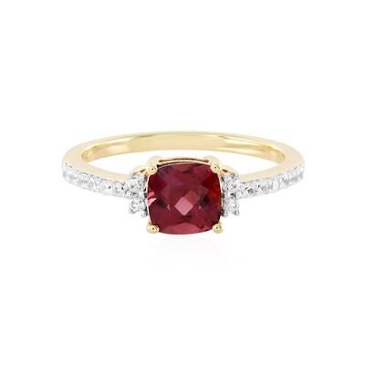 Bague en argent et Grenat du Malawi
