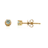 Boucles d'oreilles en or et Tourmaline Paraïba