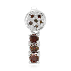 Pendentif en argent et Diamant fantaisie