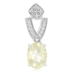 Pendentif en argent et Orthose