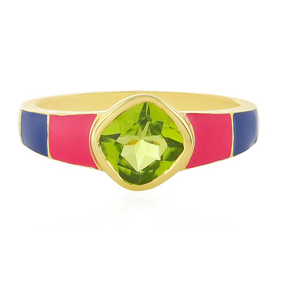 Bague en argent et Péridot