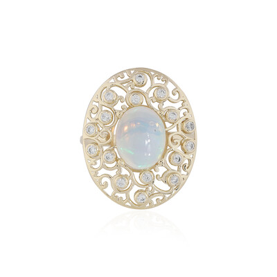 Bague en or et Opale Welo (Ornaments by de Melo)