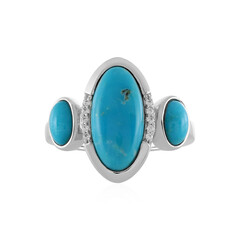 Bague en argent et Turquoise