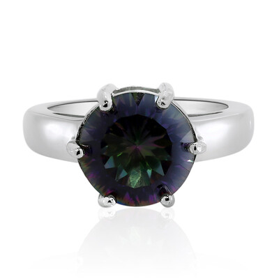 Bague en argent et Quartz mystique