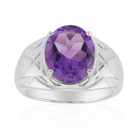 Bague en argent et Améthyste (Pallanova)