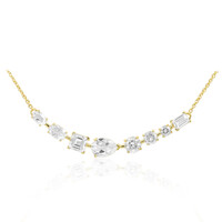 Collier en argent et Topaze blanche