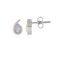 Boucles d'oreilles en argent et Opale d'Australie