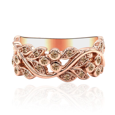Bague en or et Diamant rose de France SI1 d'Argyle  (Annette)