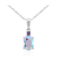 Collier en argent et Quartz Rayon de Lune