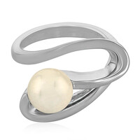 Bague en argent et Perle d'Akoya