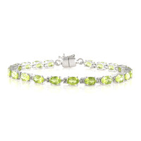 Bracelet en argent et Péridot