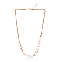 Collier en argent et Perle de culture d'eau douce pourpre (TPC)