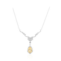 Collier en argent et Citrine