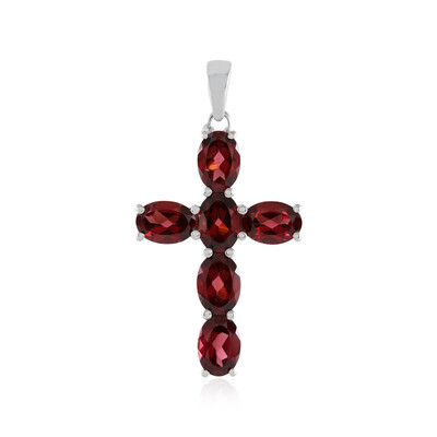 Pendentif en argent et Grenat du Mozambique