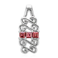Pendentif en argent et Rubis de Tanzanie