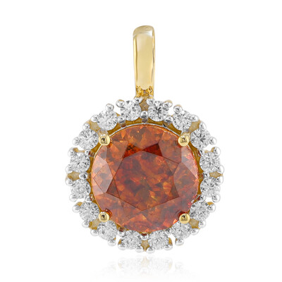 Pendentif en or et Sphalérite