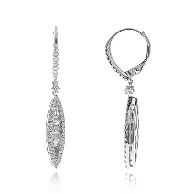 Boucles d'oreilles en or et Diamant SI2 (H) (CIRARI)