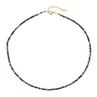 Collier en argent et Tourmaline bleue