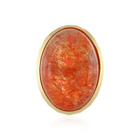 Pendentif en argent et Pierre du Soleil