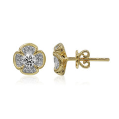 Boucles d'oreilles en or et Diamant SI1 (G)