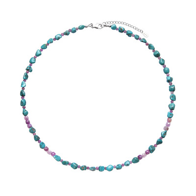 Collier en argent et Turquoise