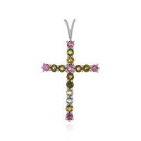 Pendentif en argent et Tourmaline