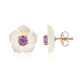 Boucles d'oreilles en argent et Nacre (Gems en Vogue)