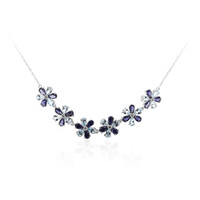 Collier en argent et Iolite