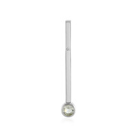 Pendentif en argent et Améthyste verte
