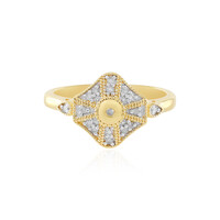 Bague en argent et Diamant I2 (J)