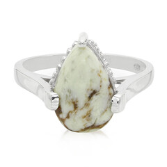 Bague en argent et Magnésite