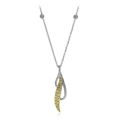 Collier en or et Diamant SI2 jaune (CIRARI)