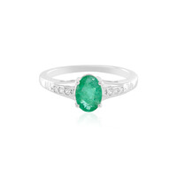 Bague en argent et Emeraude de Zambie