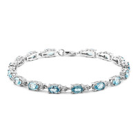Bracelet en argent et Zircon de Ratanakiri
