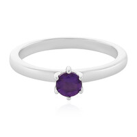 Bague en argent et Améthyste