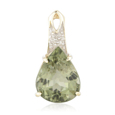 Pendentif en or et Tourmaline cuprifère
