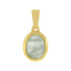 Pendentif en argent et Aigue-marine