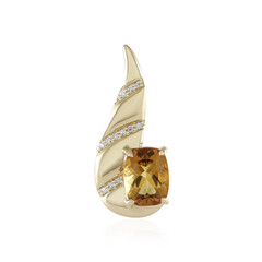 Pendentif en or et Scapolite (de Melo)