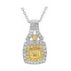 Collier en or et Diamant SI2 jaune (CIRARI)