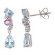 Boucles d'oreilles en or et Aigue-Marine du Brésil AAA (CIRARI)