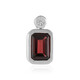 Pendentif en argent et Grenat du Mozambique