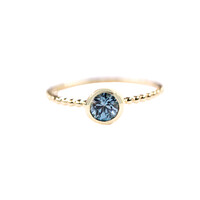 Bague en or et Zircon de Ratanakiri