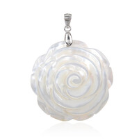 Pendentif en argent et Nacre