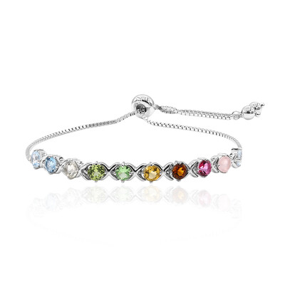 Bracelet en argent et Topaze bleu ciel