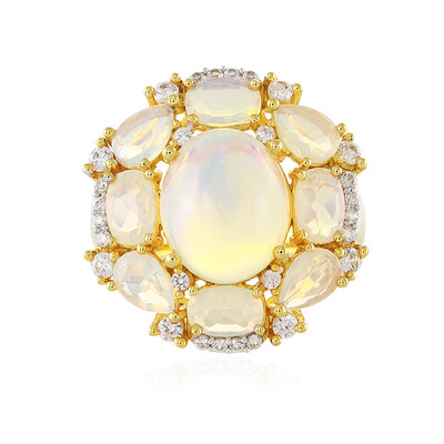 Bague en argent et Opale Welo