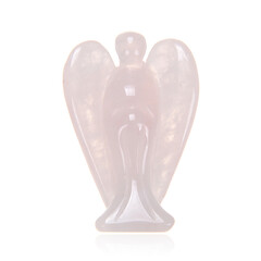 Figurine et Quartz rose